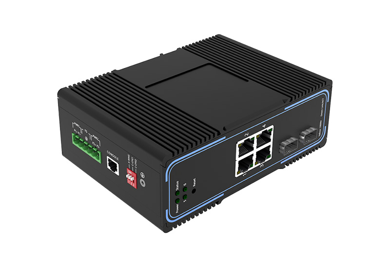 千兆2光4電工業(yè)交換機(jī)